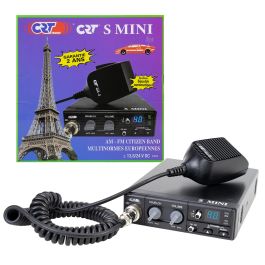 Радио станция CB CRT S Mini Dual Voltage, 4W, ASQ, 12/24V