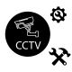 Монтаж на комплект за видеонаблюдение - DVR и 4 камери