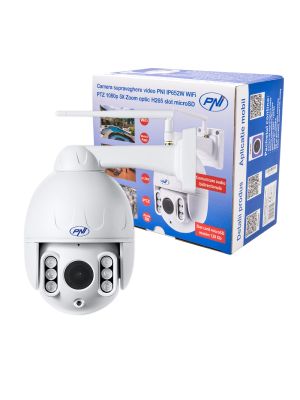 PNI IP652W WiFi PTZ 1080p 2MP 5X оптично увеличение Камера за видеонаблюдение H265 microSD слот Нощно виждане 50m IP66 Аларма за движение