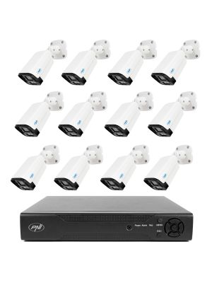 NVR PNI House IP716 пакет за видеонаблюдение и 12 PNI IP125 камери с IP, 5MP