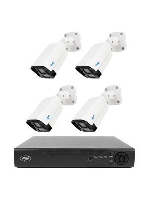 NVR PNI House IP716 пакет за видеонаблюдение и 4 PNI IP125 камери с IP, 5MP