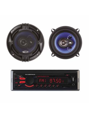 Радиопакет MP3 плейър за кола PNI Clementine 8440 4x45w + коаксиални високоговорители за кола PNI HiFi650, 120W
