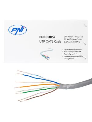 Кабел UTP CAT6 PNI CU057 от мед 0.57mm