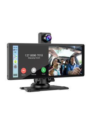 Автомобилен монитор с DVR - PNI D1026 10.26 инча, безжичен Carplay, навигация, музика, хендсфри, Bluetooth, FM предавател