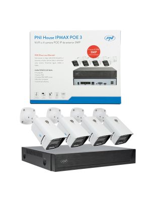 Комплект за видеонаблюдение PNI House IPMAX POE 3