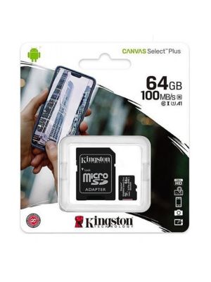 Карта с памет MicroSD Canvas Select Plus, 64GB, 100MB / s, с адаптер
