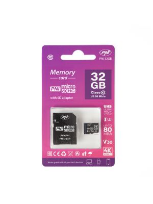 PNI 32GB MicroSD карта памет с SD адаптер