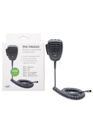 PNI VX6000 микрофон с VOX функция, с 6 пина, за CB радиостанции