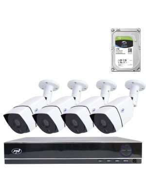 AHD PNI House PTZ1300 Full HD комплект комплект за видеонаблюдение - NVR и 4 външни камери 2MP full HD 1080P с HDD 1Tb вкл.