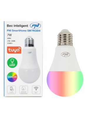 Умна крушка PNI SmartHome SM7RGBW LED 7W