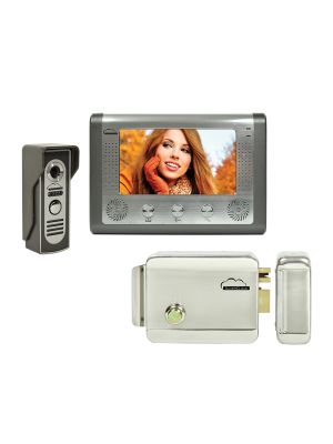 SilverCloud House 715 видеодомофонен комплект със 7-инчов LCD екран и електромагнитна Yala SilverCloud YL500