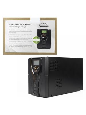 UPS SilverCloud 850VA с синусоидален LCD екран