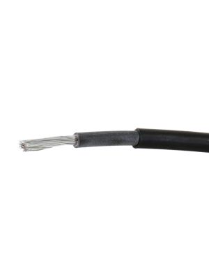 6 мм слънчев кабел с UV защита 10 метра - ЧЕРЕН