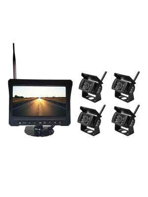 PNI TRK506 безжичен комплект за видеонаблюдение за камион DVR с LCD монитор и 4 камери