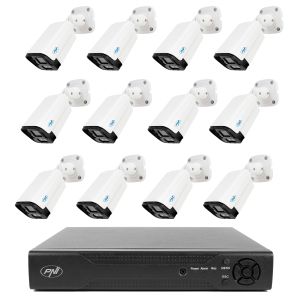 NVR PNI House IP716 пакет за видеонаблюдение и 12 PNI IP125 камери с IP, 5MP