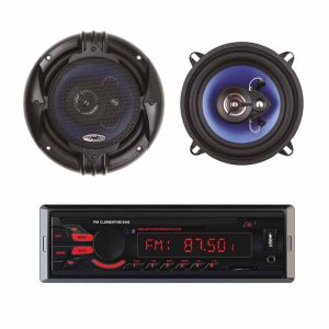 Радиопакет MP3 плейър за кола PNI Clementine 8440 4x45w + коаксиални високоговорители за кола PNI HiFi650, 120W