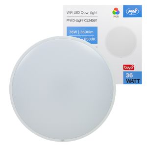 PNI D-Light CL2436T Wi-Fi LED таванна лампа, Tuya, RGB