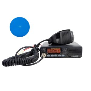 Комплект VHF радиостанция PNI Alinco DR-B185HE 144-145.955 MHz, 500CH, DMTF, сканиране, 12V + подарък Sticky Pad Blue