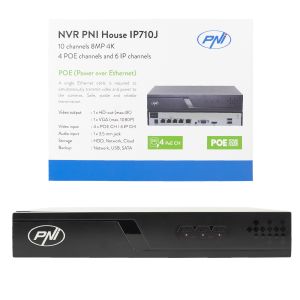 NVR POE PNI House IP710J, 10 канала