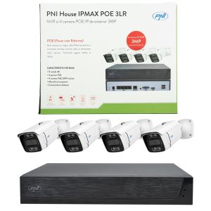 Комплект за видеонаблюдение PNI House IPMAX POE 3LR