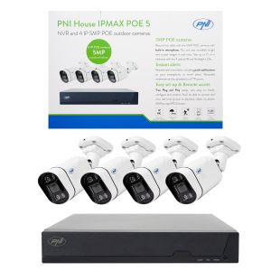 POE PNI House IPMAX POE 5 комплект за видеонаблюдение