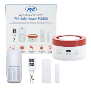 Безжична алармена система PNI Safe House PG600