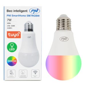 Умна крушка PNI SmartHome SM7RGBW LED 7W