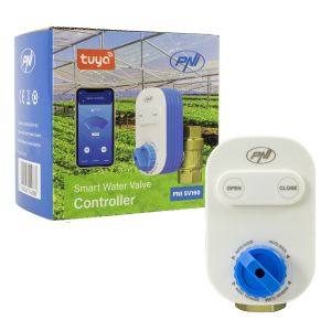 Интелигентен клапан за вода PNI SV160 с Wi-Fi, DN20, 3/4", управление от приложението Tuya Smart, съвместим с Amazon